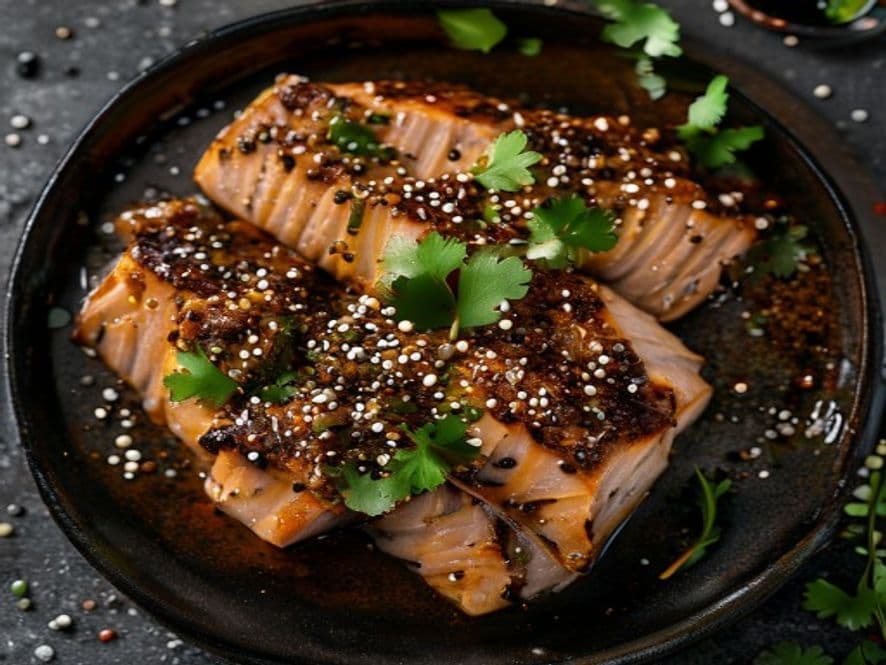 Atún en pipián keto para cenar