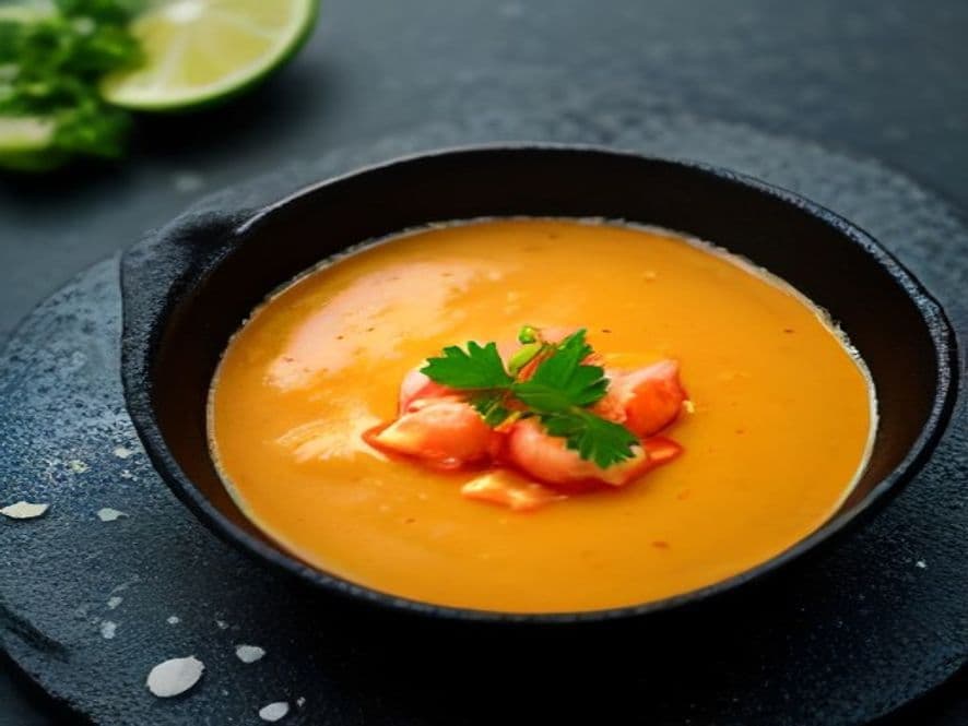 Bisque de Mejillón Keto con Toque Mexicano