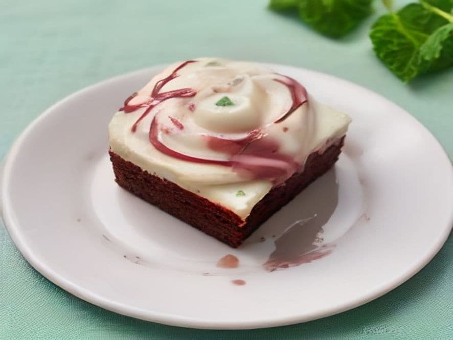 Brownies keto de durazno