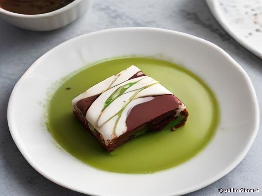 Brownies Keto de Matcha Verde Esmeralda