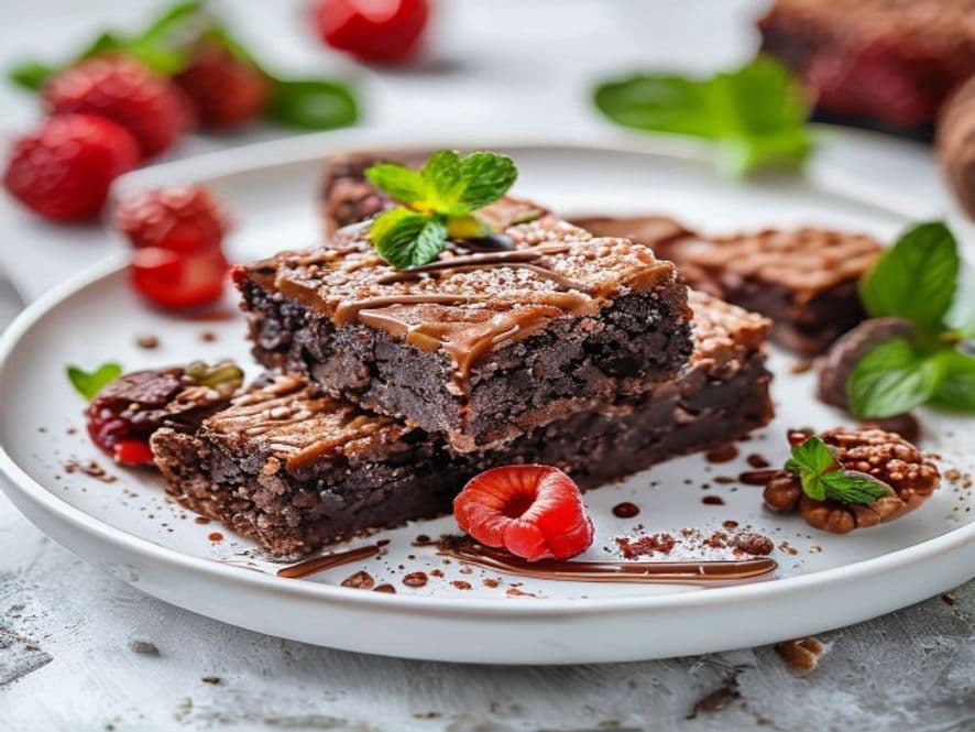 Brownies Keto de Nuez Pecanera Estilo Mexicano