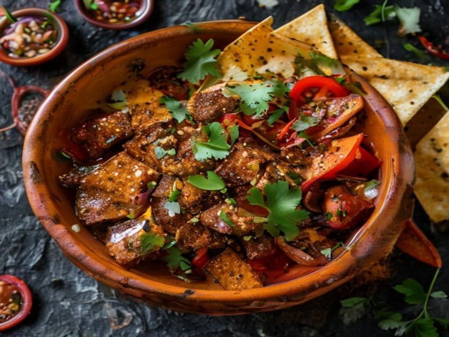Cabrito en Salsa de Cacahuate Keto