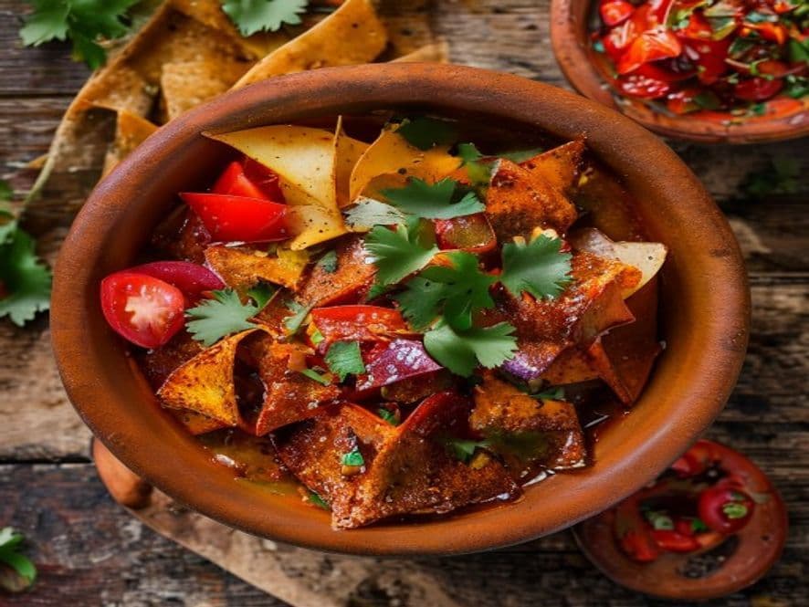 Cabrito en salsa de chile guajillo keto