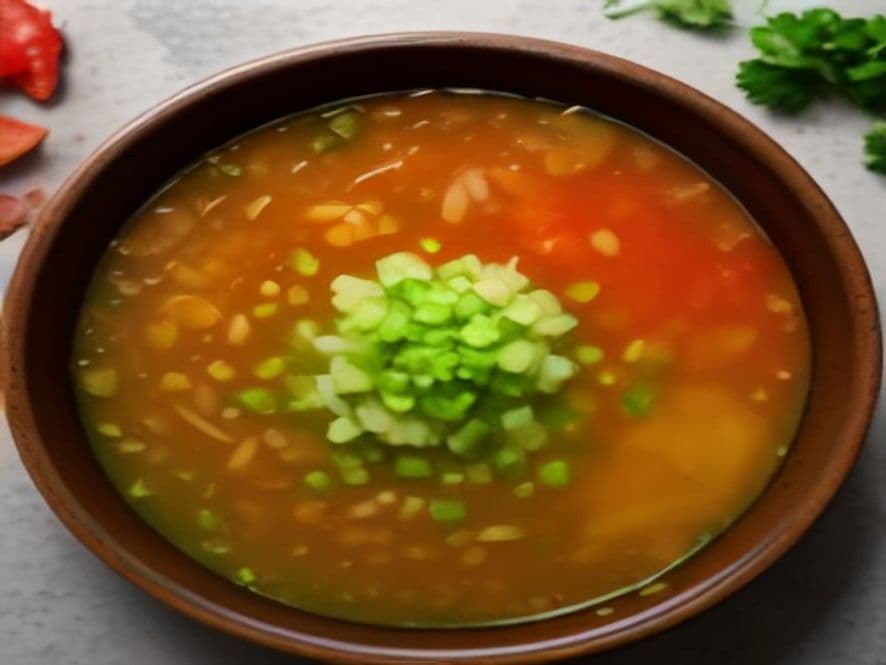 Caldo de Algas Keto Estilo Mexicano con Pollo y Chayote