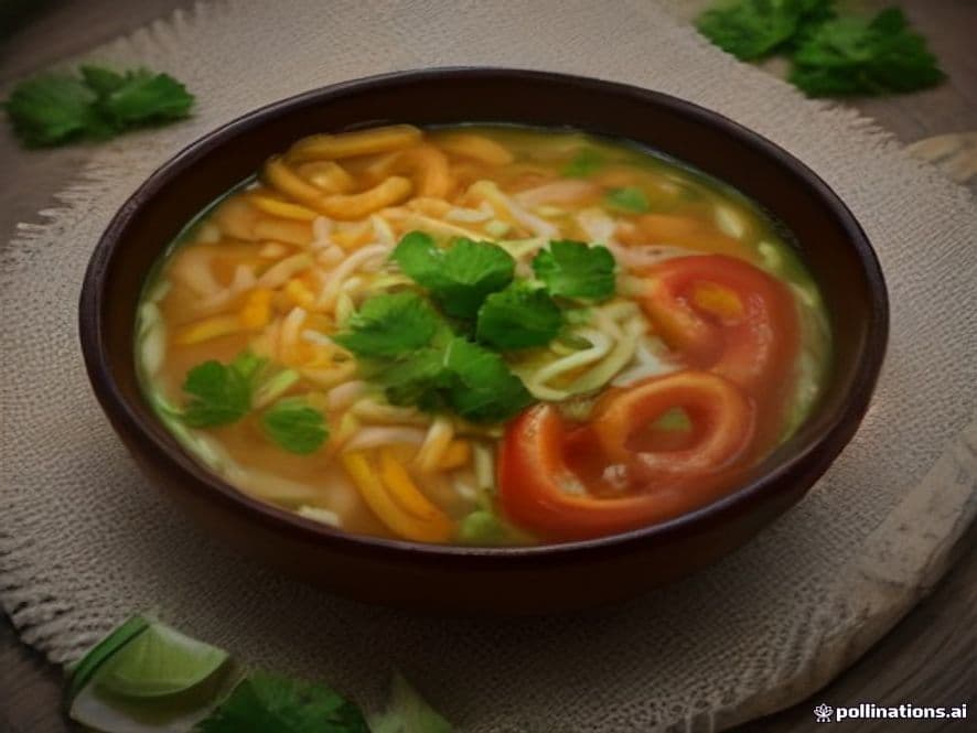 Caldo de Camarón con Chipotle Keto