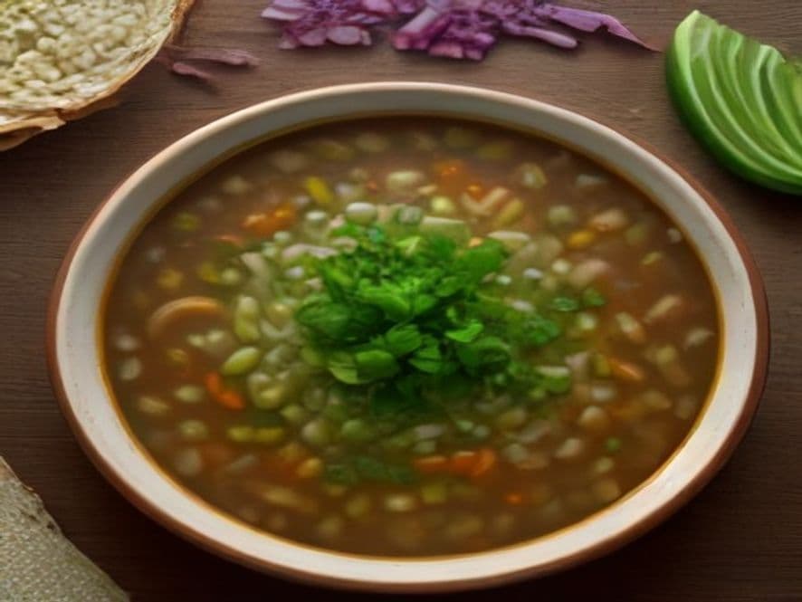 Caldo de Espárragos Cremoso Keto con Pollo y Aguacate