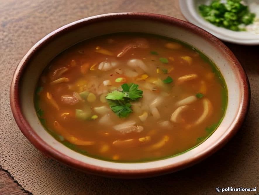 Caldo de gallina con chile keto