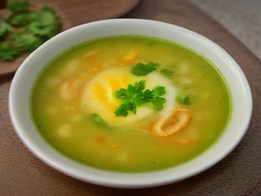 Caldo de Vichyssoise Keto de Coliflor