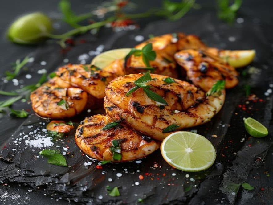 Camarón al horno keto