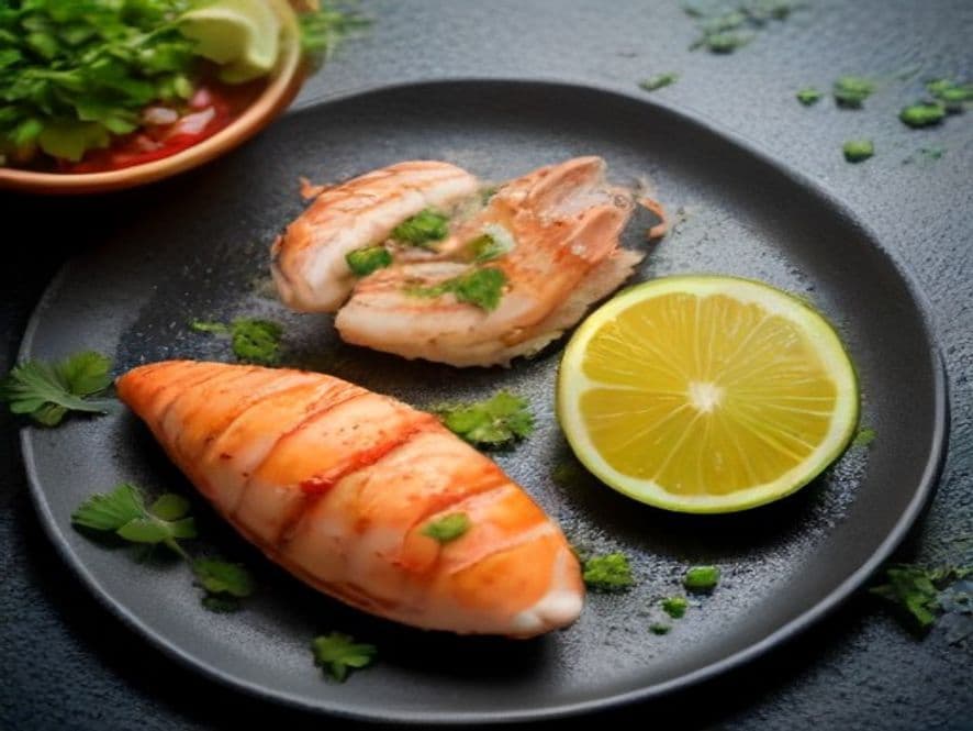 Camarón en salsa roja keto