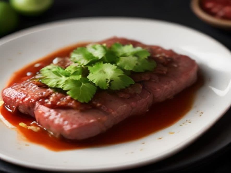 Carpaccio de Res Keto con Aderezo Mexicano de Chile y Limón
