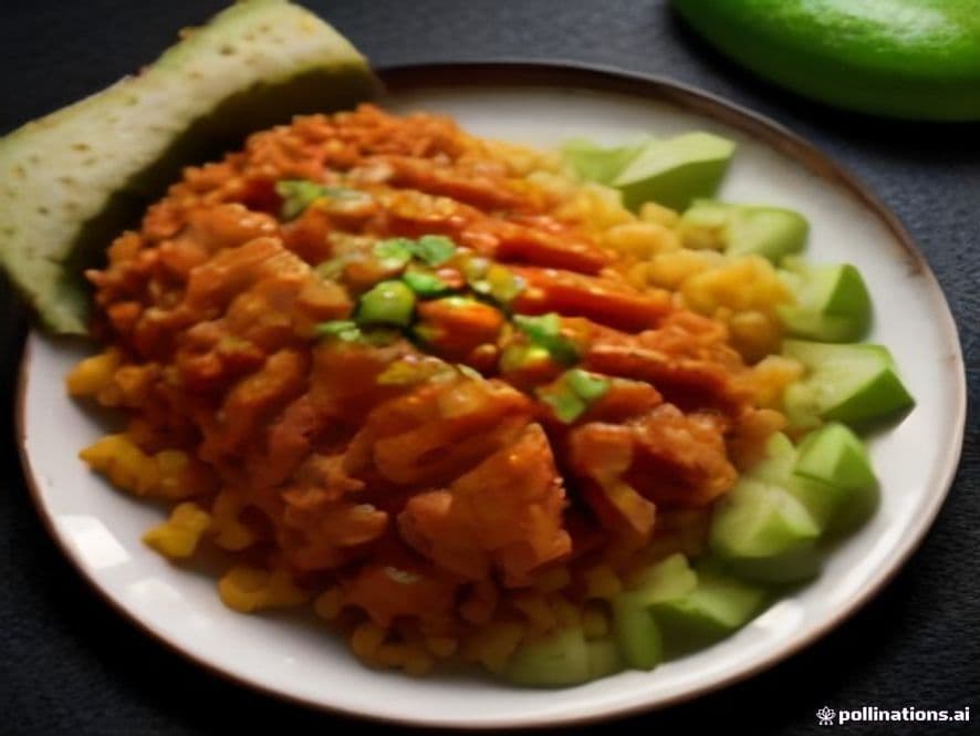Cerdo con Flor de Calabaza Keto para Cenar