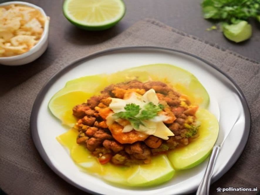 Cerdo en salsa de limón con alcaparras Keto