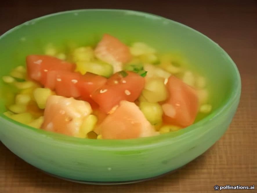 Ceviche Keto de Atún con Pepino Keto