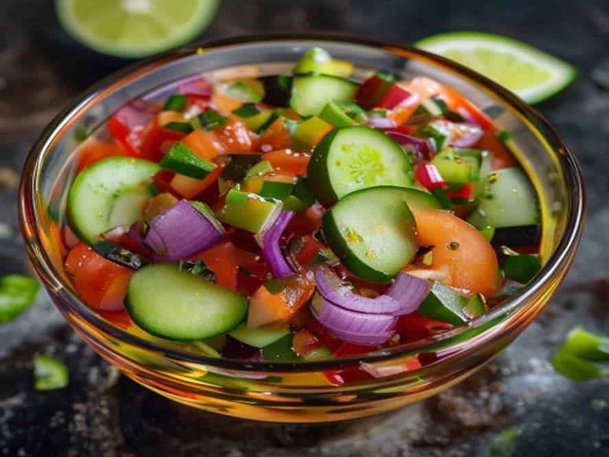 Ceviche Keto de Camarón Negro y Calamar con Habanero