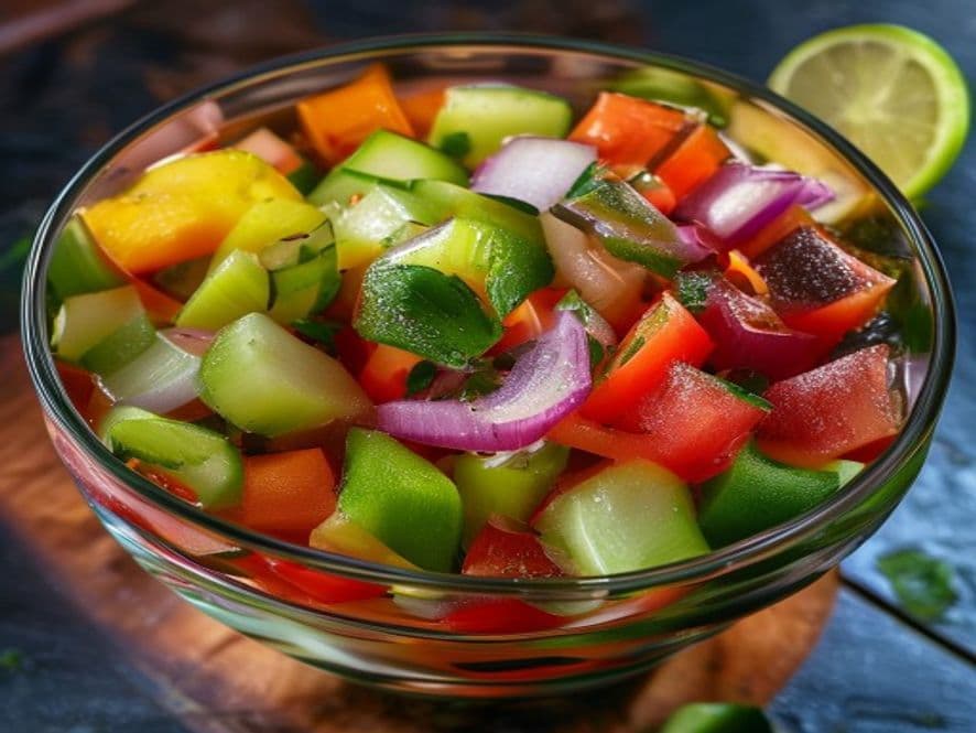 Ceviche Keto de Mero Mixto de Mariscos