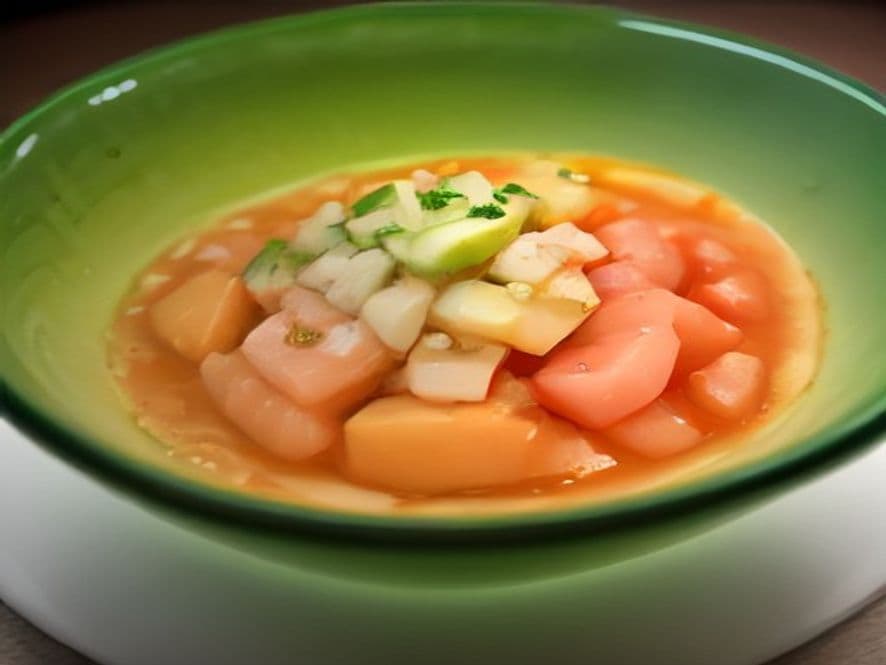 Ceviche Keto de Pargo con Aguacate Keto