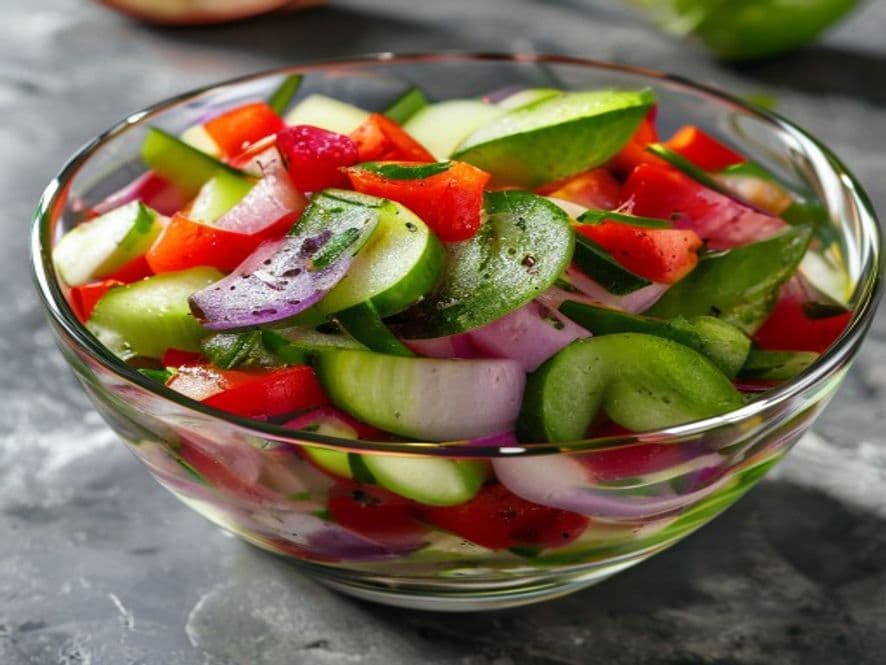 Ceviche Keto de Pargo con Pepino Keto
