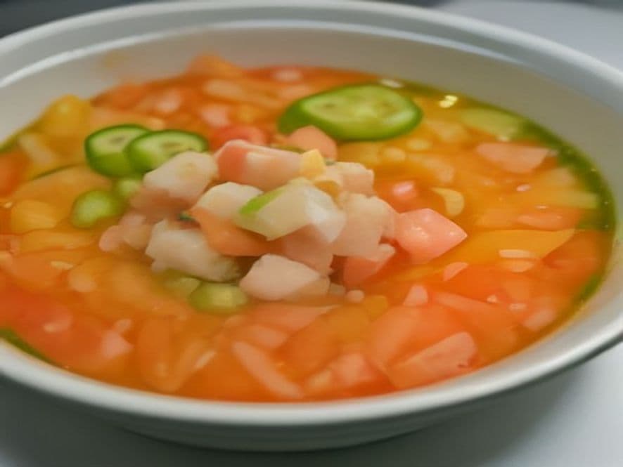 Ceviche keto de salmón estilo Sinaloa