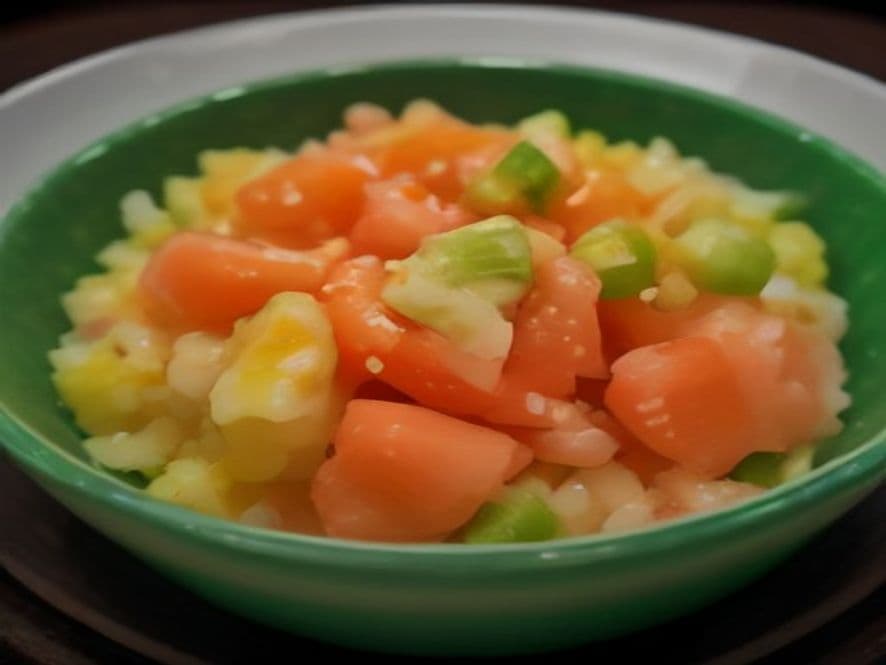 Ceviche Keto de Salmón Negro con Calamar