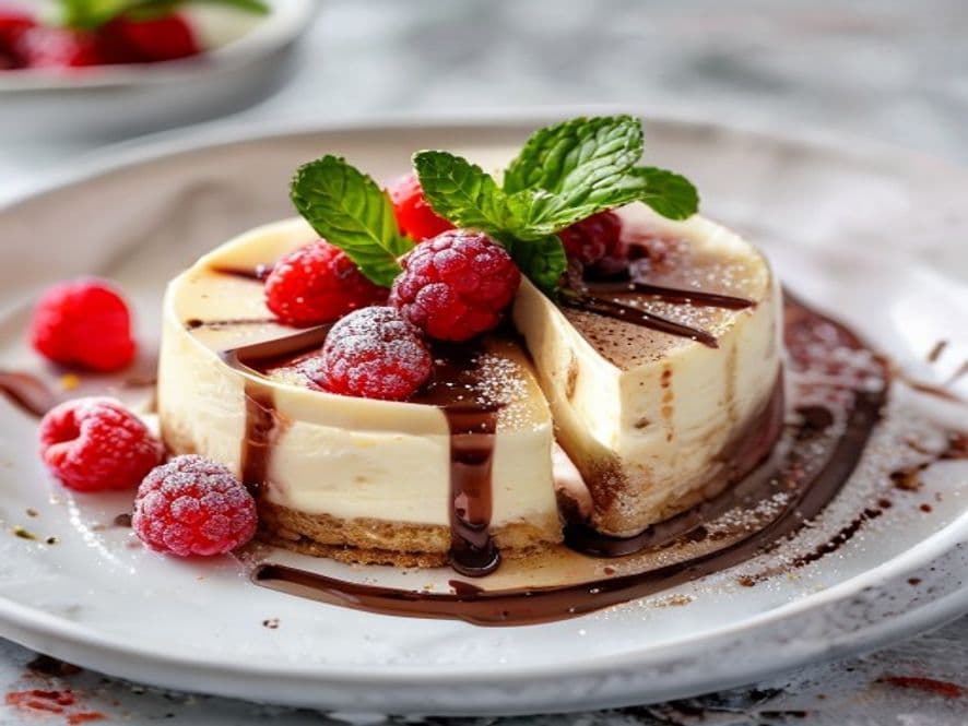 Cheesecake Keto de Guanábana
