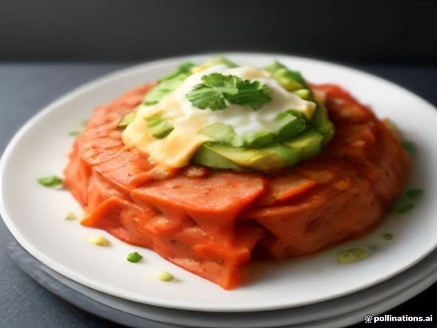 Chilaquiles Negros de Pasilla con Cecina Keto