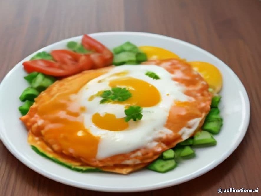 Chilaquiles Rojos de Guajillo con Huevo Keto Exquisito