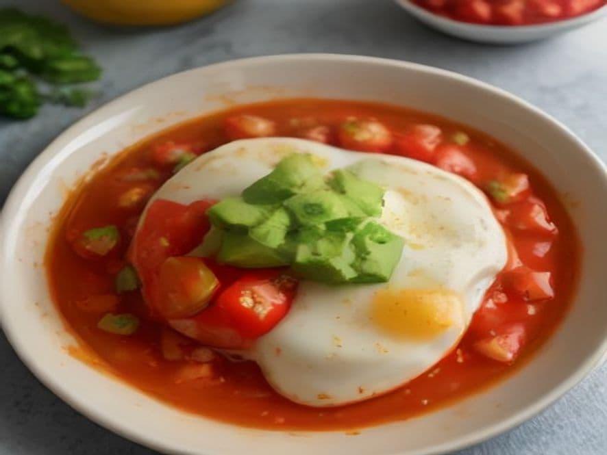 Chilaquiles Rojos de Guajillo con Nopales Keto y Pollo Deshebrado