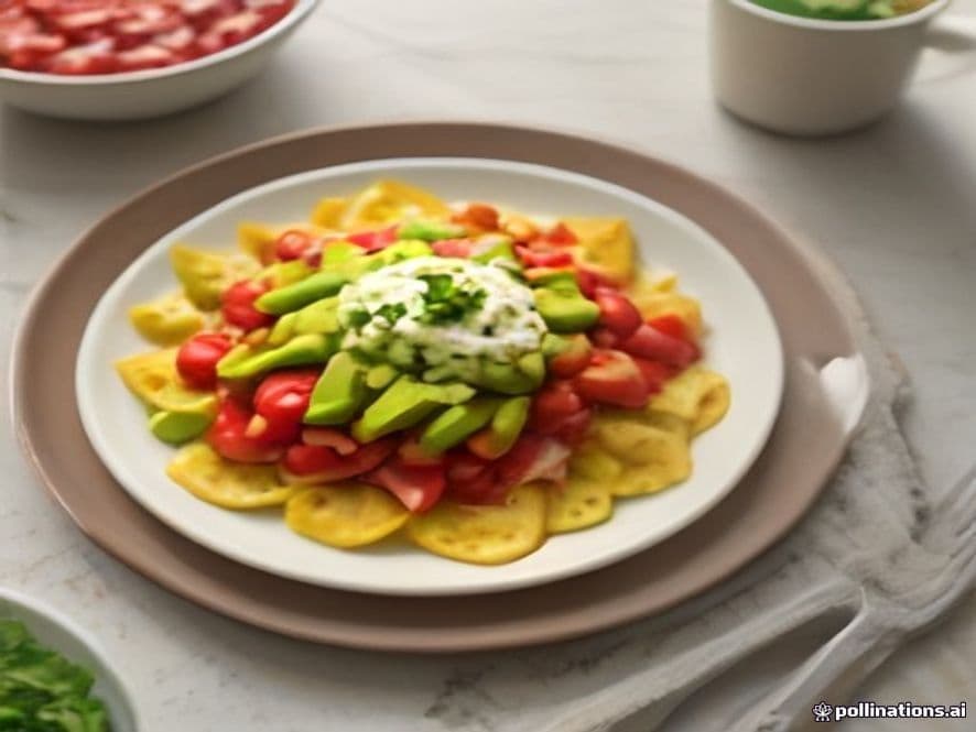 Chilaquiles Rojos de Guajillo con Setas Keto