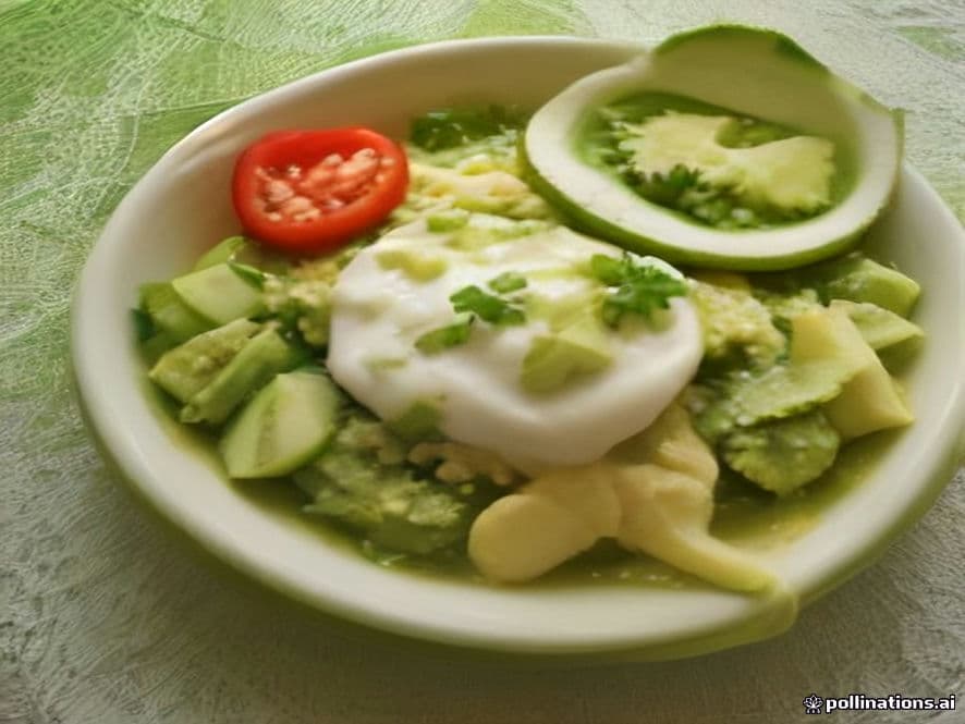 Chilaquiles Verdes Keto con Totopos de Almendra y Moronga Salteada