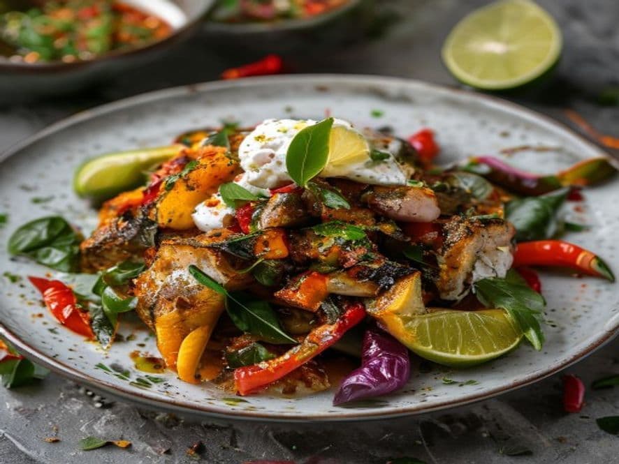Chivo a las brasas keto para cenar