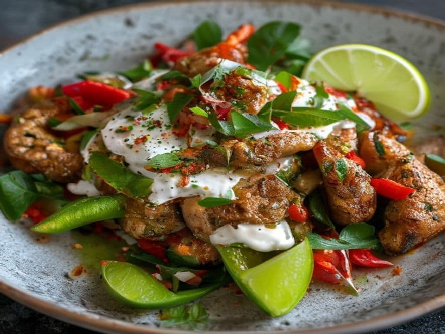 Chivo al Cilantro Keto para Cena