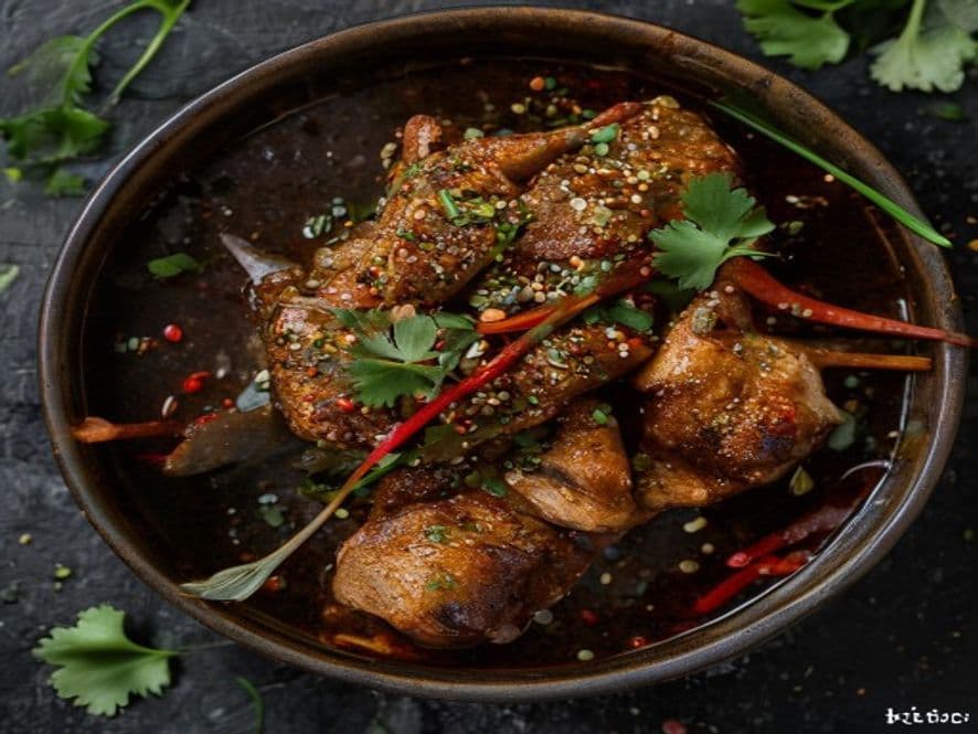 Chivo en mole verde keto
