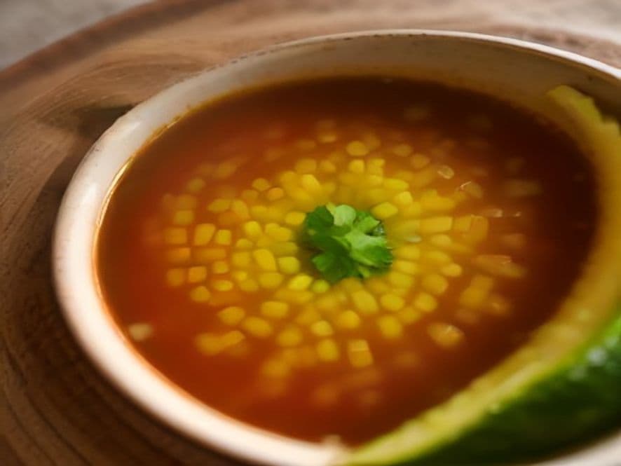 Consomé de Calamar Keto al Estilo Mexicano
