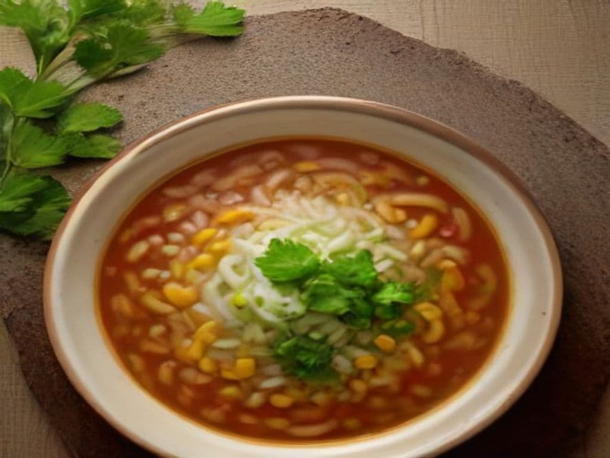 Consomé de Camarón con Chipotle Keto