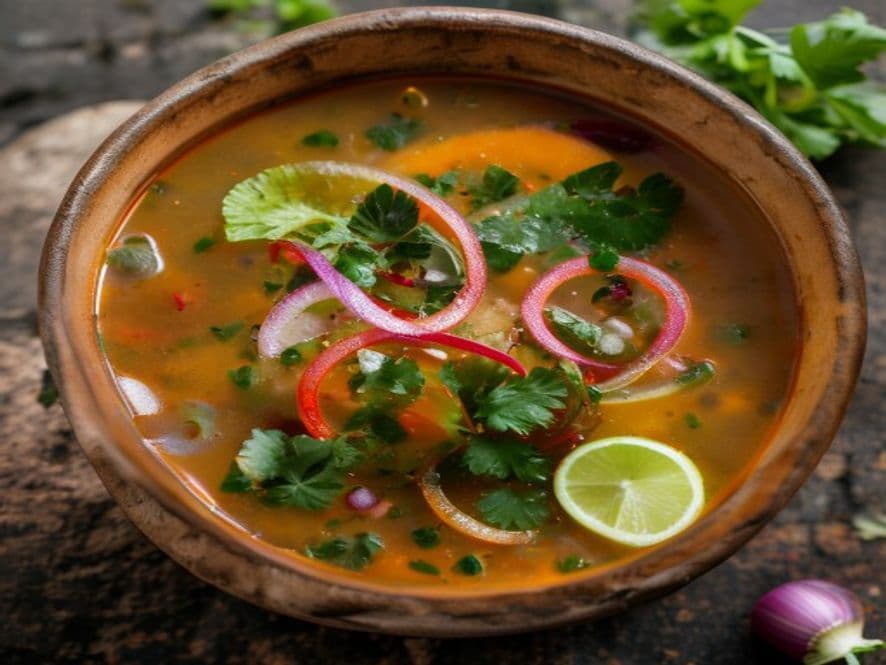 Consomé de Flor de Calabaza Keto