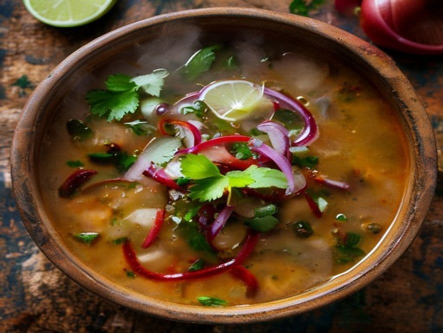 Consomé de Jitomate Asado con Albahaca Keto