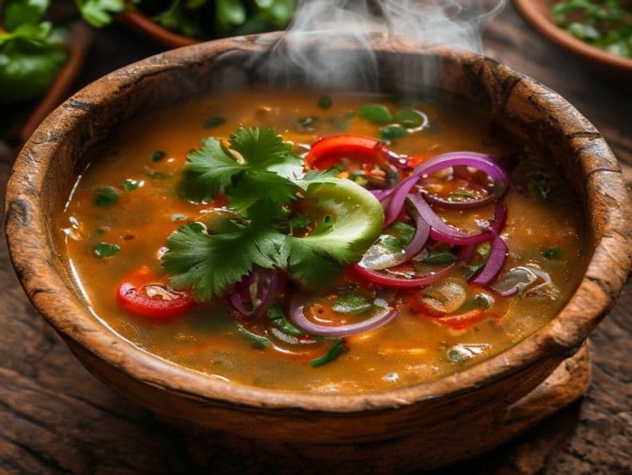 Consomé de rabo de buey Keto