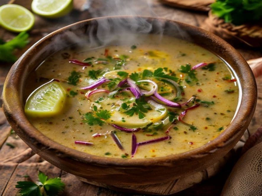 Consomé de Vichyssoise Keto de Coliflor