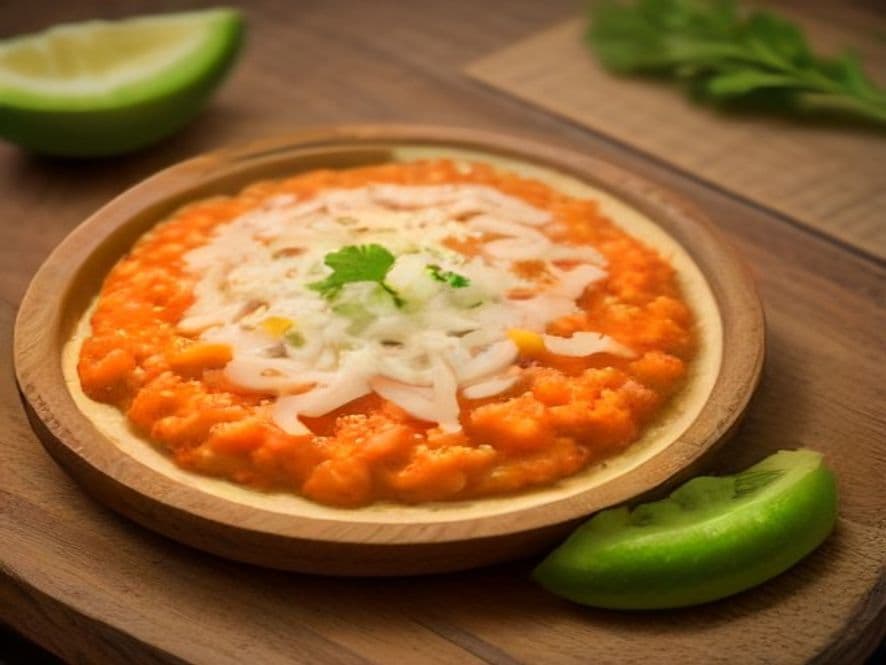 Crema Azteca Keto con Pollo y Chicharrón