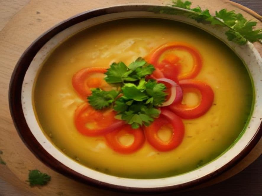 Crema de Coliflor con Azafrán Keto