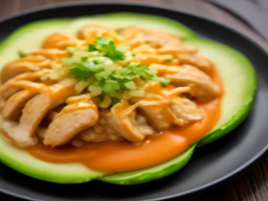 Crema Verde Keto de Pollo sin Maíz