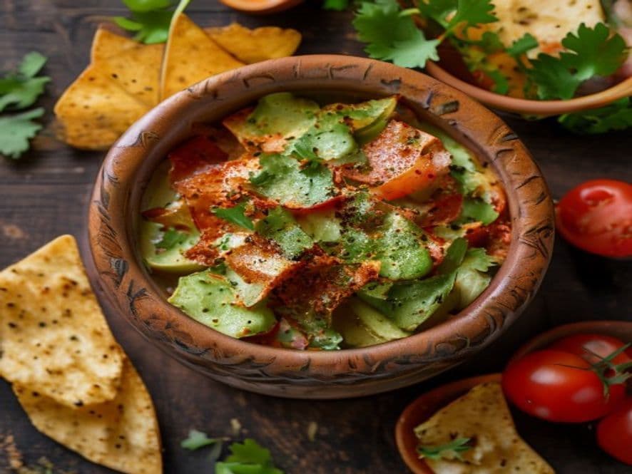 Dip de Aguacate con Tocino Keto