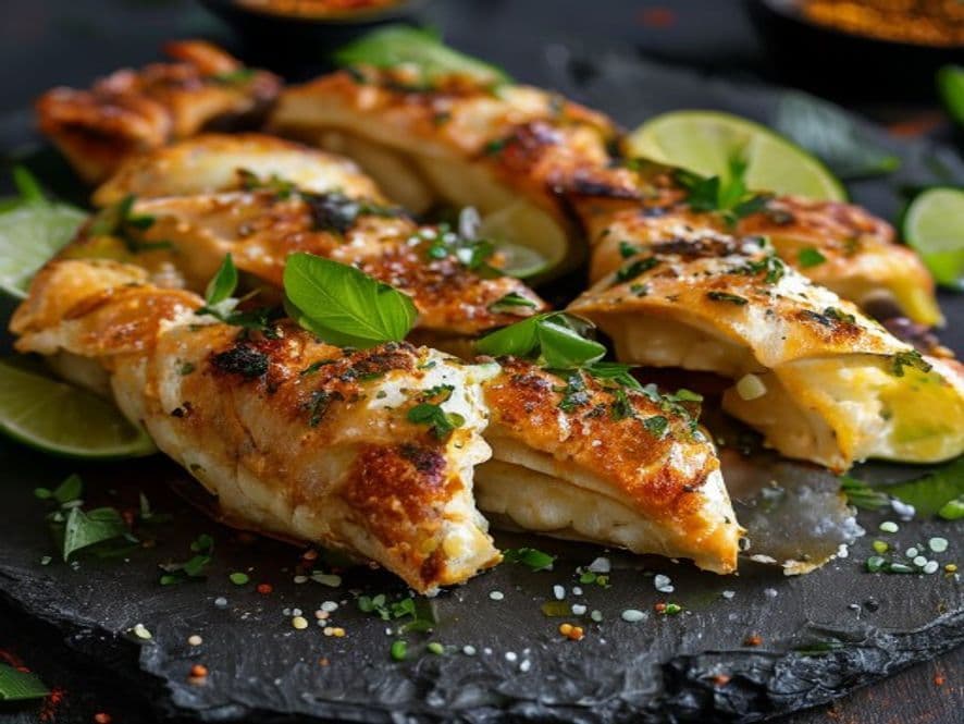 Empanada Keto de Camarón al Ajillo Keto