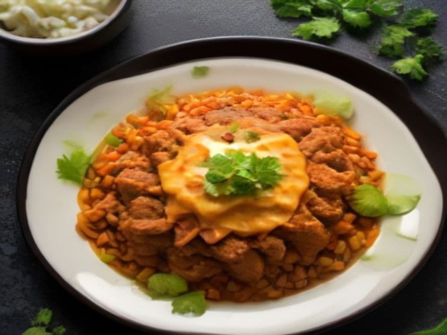 Enmoladas Keto de Pollo con Mole Poblano Adaptado