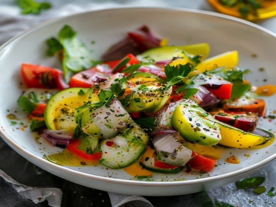 Ensalada Keto de Atún y Aguacate
