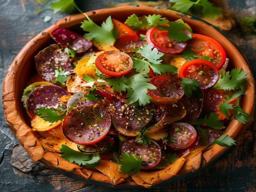 Ensalada Keto de Nopales con Chorizo
