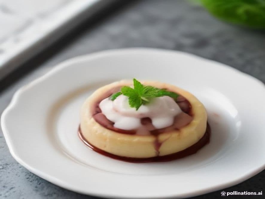 Flan keto de ciruela keto