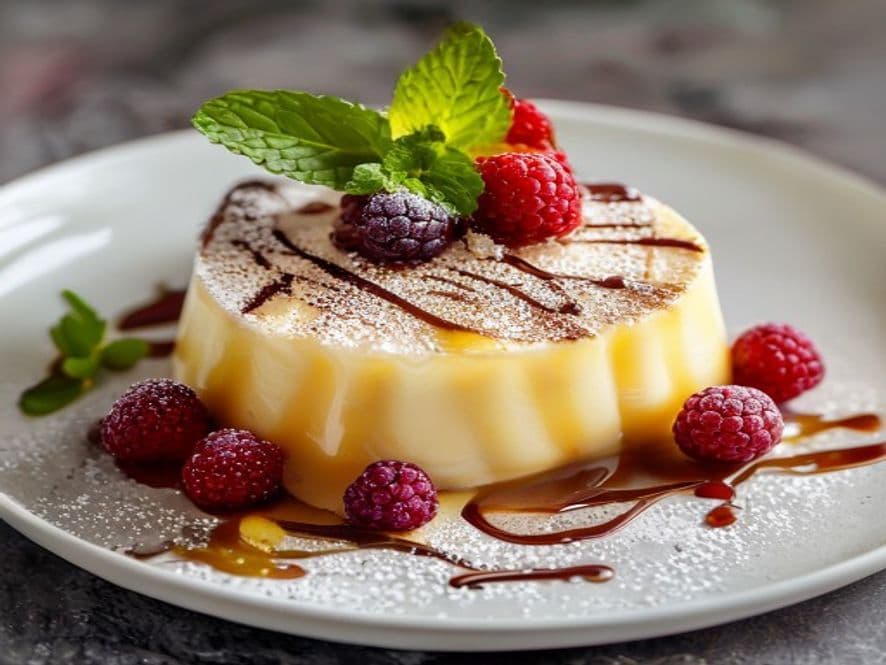 Flan keto de guayaba keto