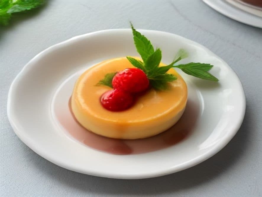 Flan Keto de Naranja con 'Caramelo' Sin Azúcar